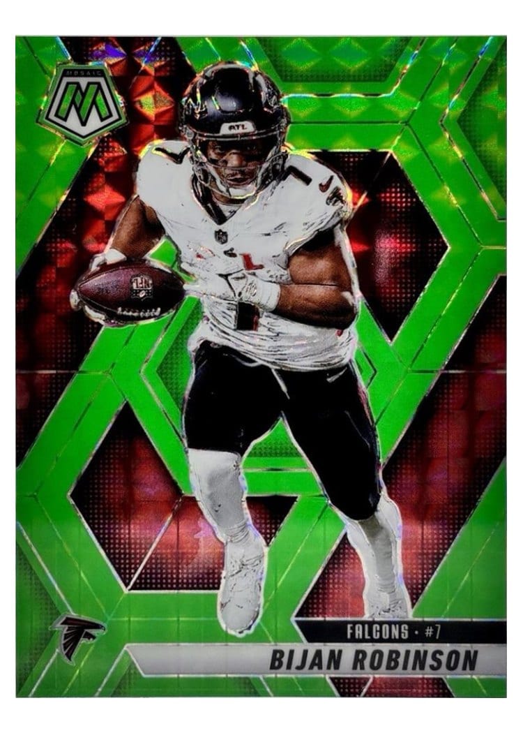 2025 Panini Mosaic Bijan Robinson #166 card