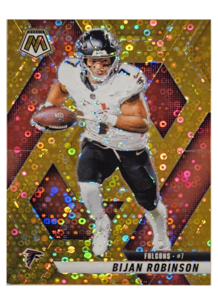2025 Panini Mosaic Bijan Robinson #166 card