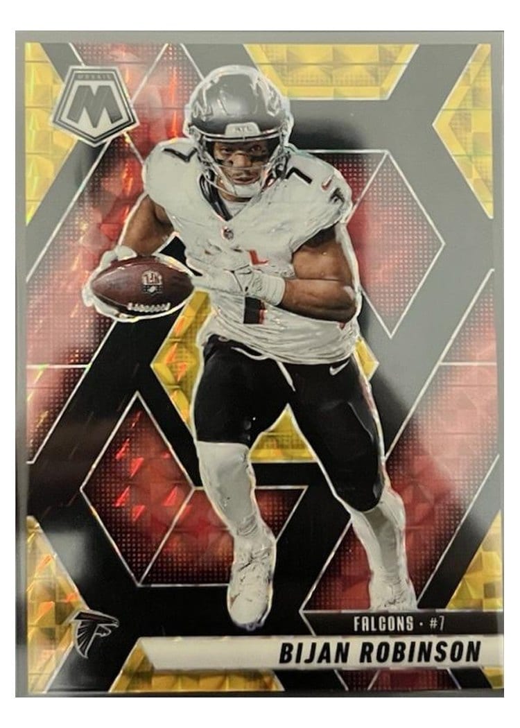 2025 Panini Mosaic Bijan Robinson #166 card