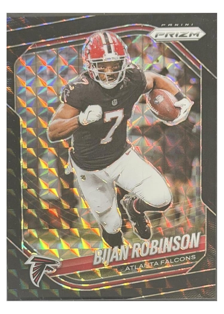 2025 Panini Prizm Base Set Bijan Robinson #96 card