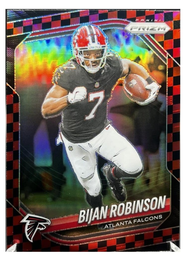 2025 Panini Prizm Base Set Bijan Robinson #96 card