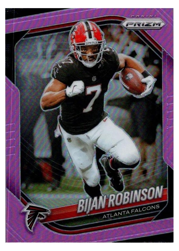 2025 Panini Prizm Base Set Bijan Robinson #96 card