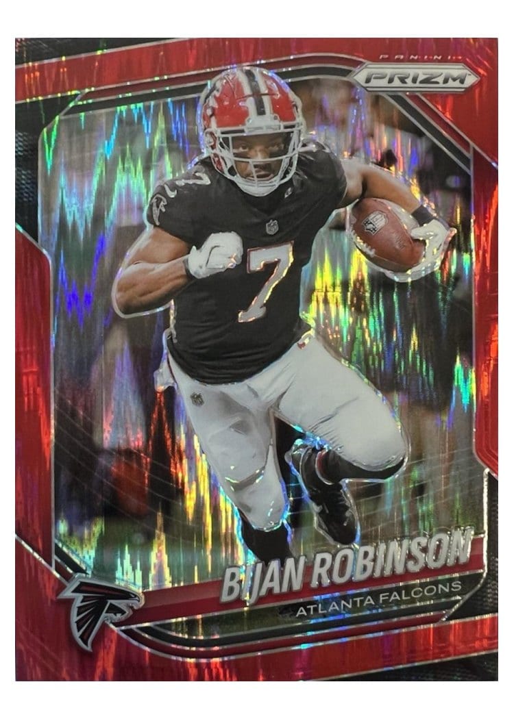 2025 Panini Prizm Base Set Bijan Robinson #96 card