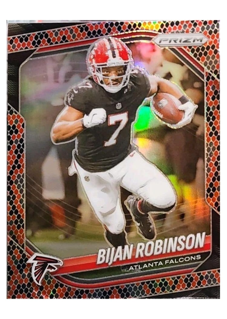 2025 Panini Prizm Base Set Bijan Robinson #96 card
