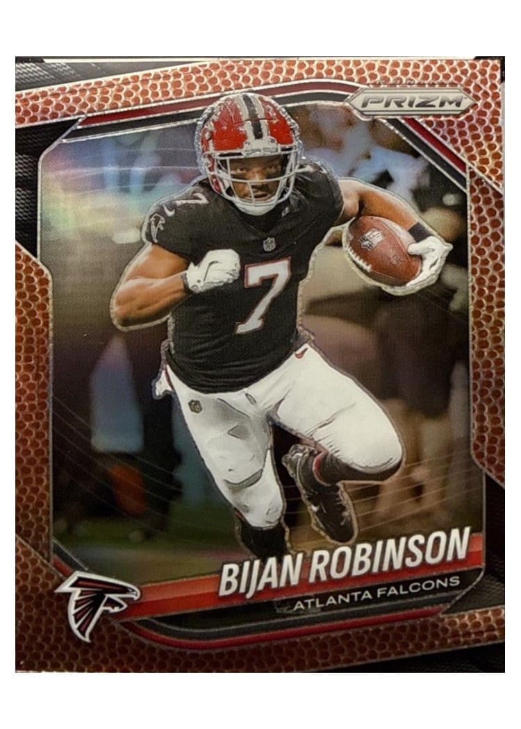 2025 Panini Prizm Base Set Bijan Robinson Pigskin #96 card