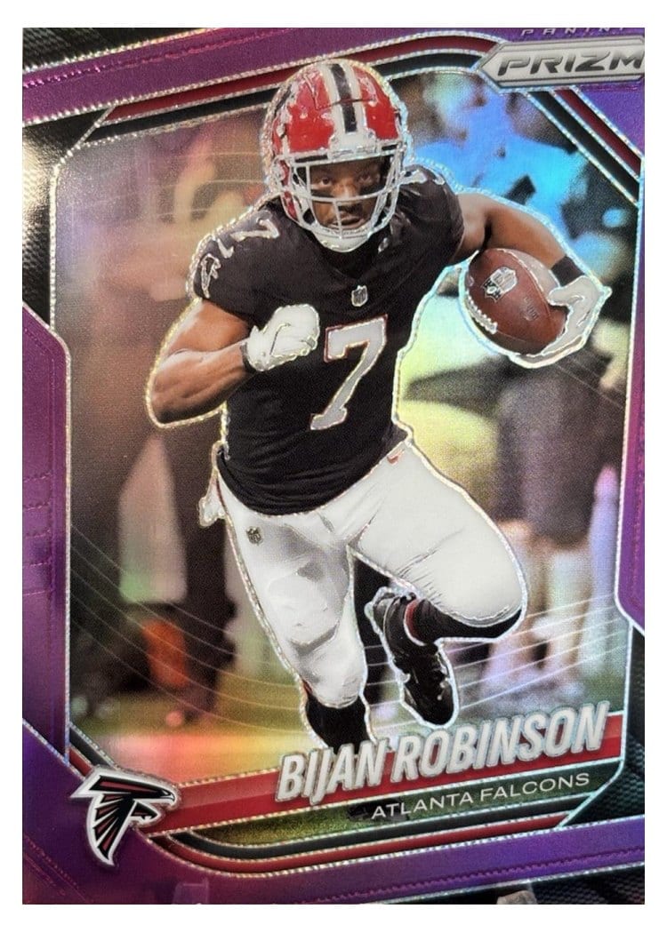 2025 Panini Prizm Base Set Bijan Robinson #96 card