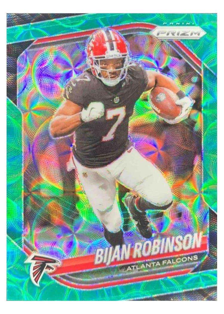 2025 Panini Prizm Base Set Bijan Robinson #96 card