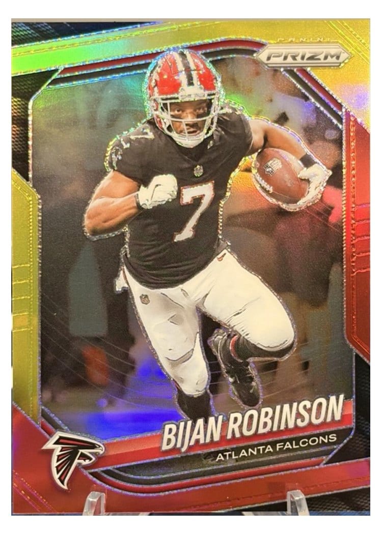 2025 Panini Prizm Base Set Bijan Robinson #96 card
