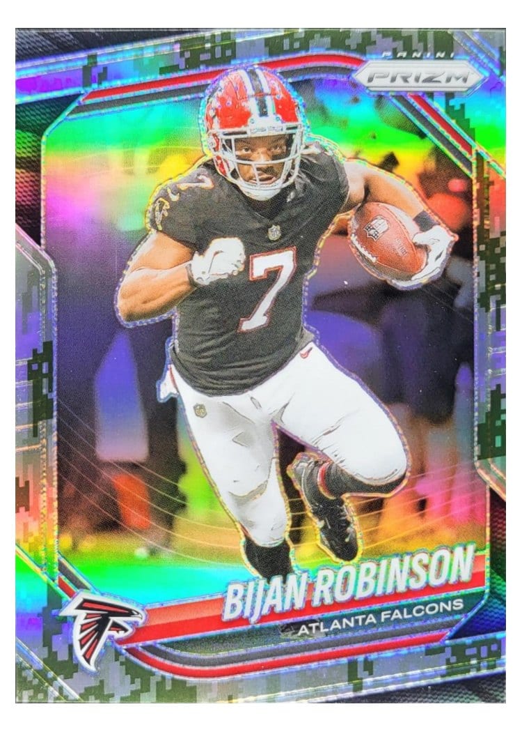2025 Panini Prizm Base Set Bijan Robinson #96 card