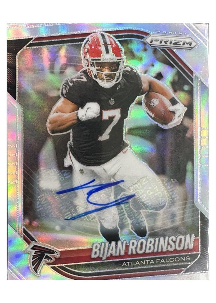 2025 Panini Prizm Base Set Bijan Robinson #96 card