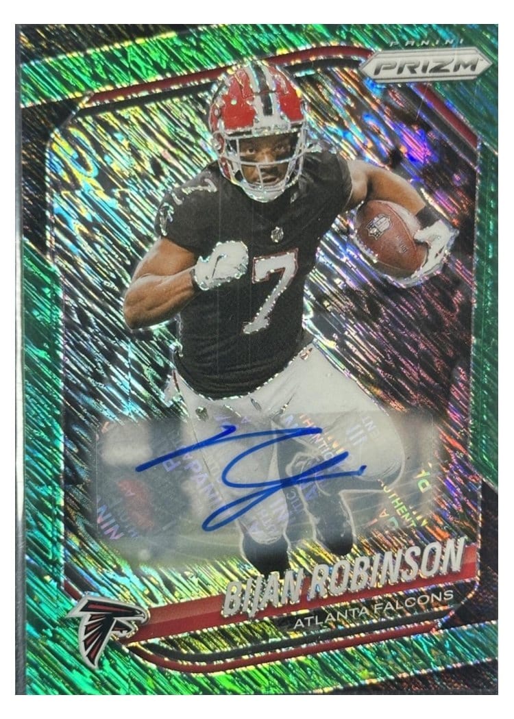 2025 Panini Prizm Base Set Bijan Robinson #96 card
