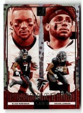 2024 Donruss Production Line Bijan Robinson / Drake London #16 card