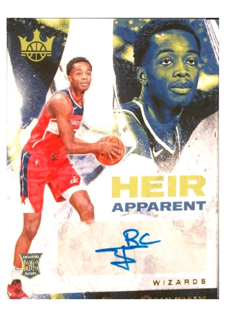 2023-24 Panini Court Kings Heir Apparent Autographs Bilal Coulibaly #HA-COU card