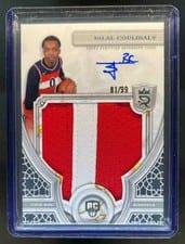 2023-24 Topps Royalty Relic Signatures Bilal Coulibaly #RA-BC card