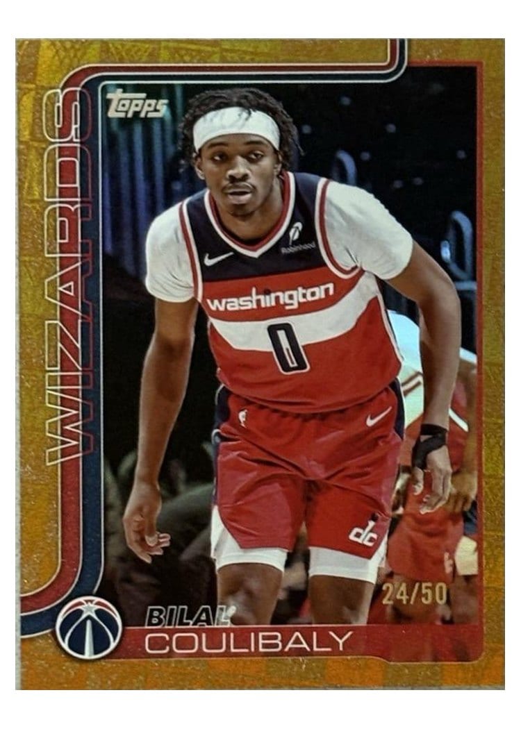 2025-26 Topps Base Set Bilal Coulibaly #95 card