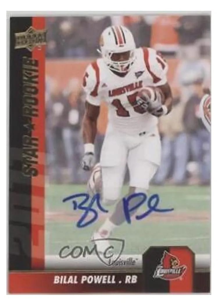 2011 Upper Deck Bilal Powell #142 card