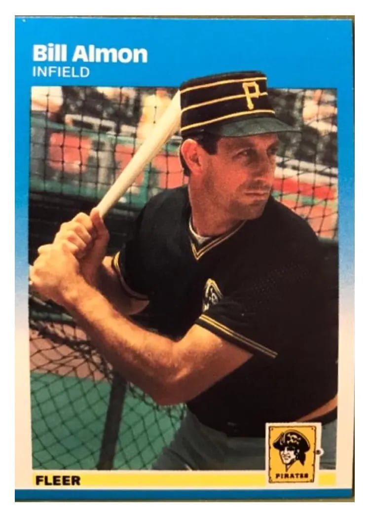 1987 Fleer Bill Almon card