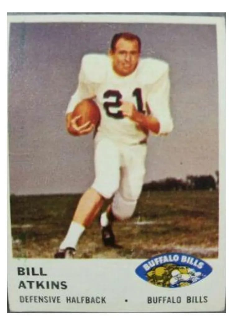 1961 Fleer Bill Atkins #141 card