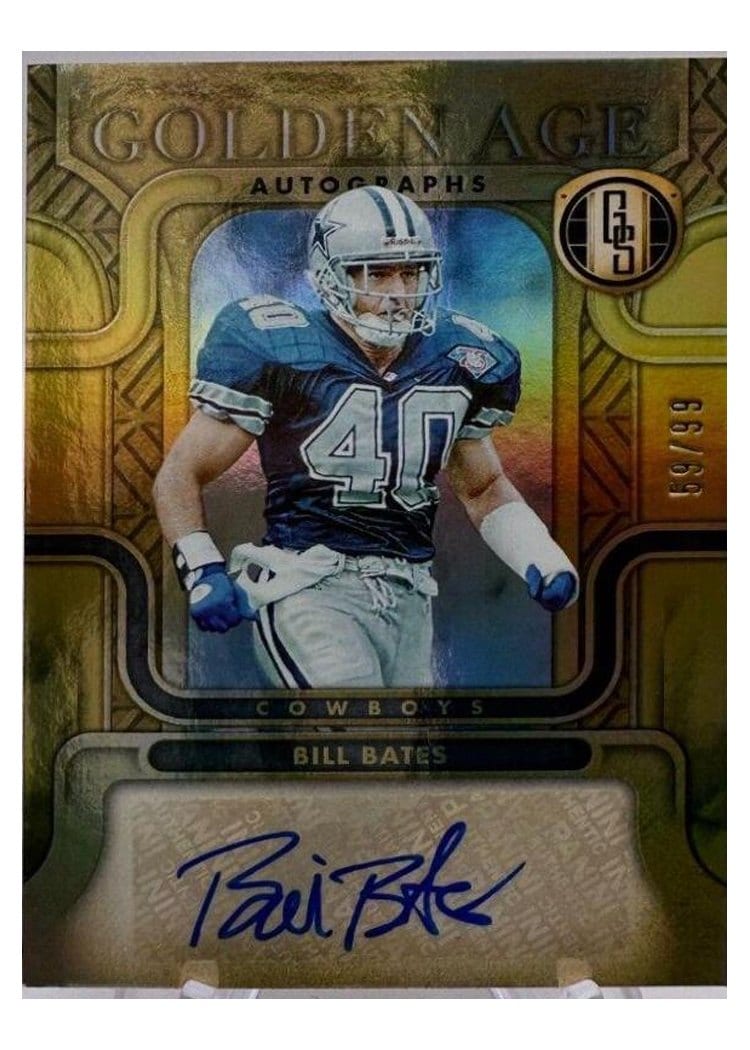 2022 Panini Gold Standard Golden Age Autographs Bill Bates #GAA-BBA card