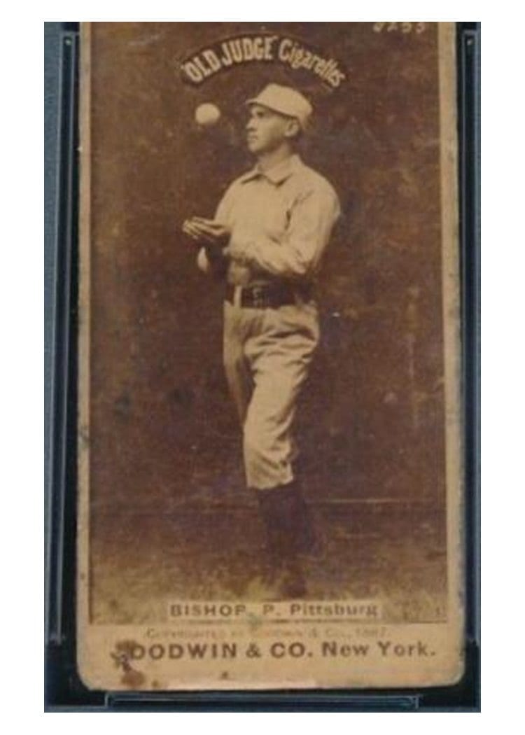 1887 N172 Old Judge Bill Bishop card