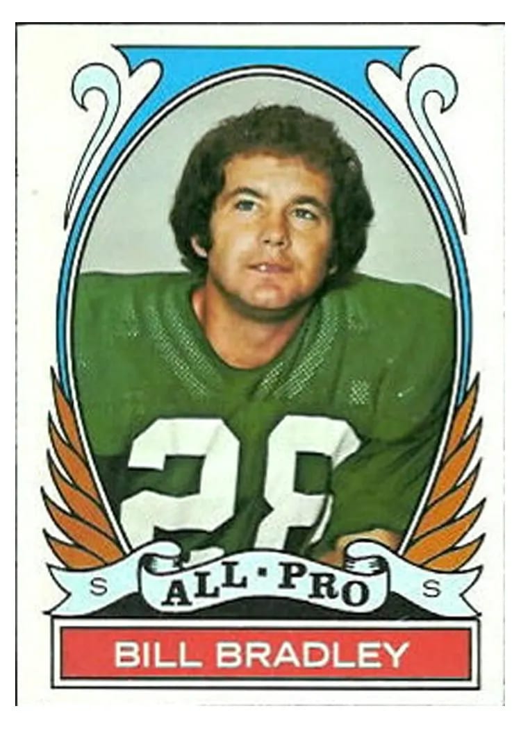 1972 Topps Bill Bradley All Pro #286 card