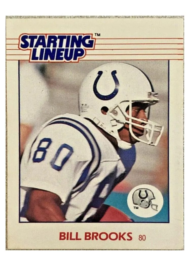 1988 Kenner Starting Lineup Bill Brooks card