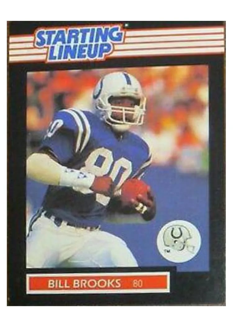 1989 Kenner Starting Lineup Bill Brooks card