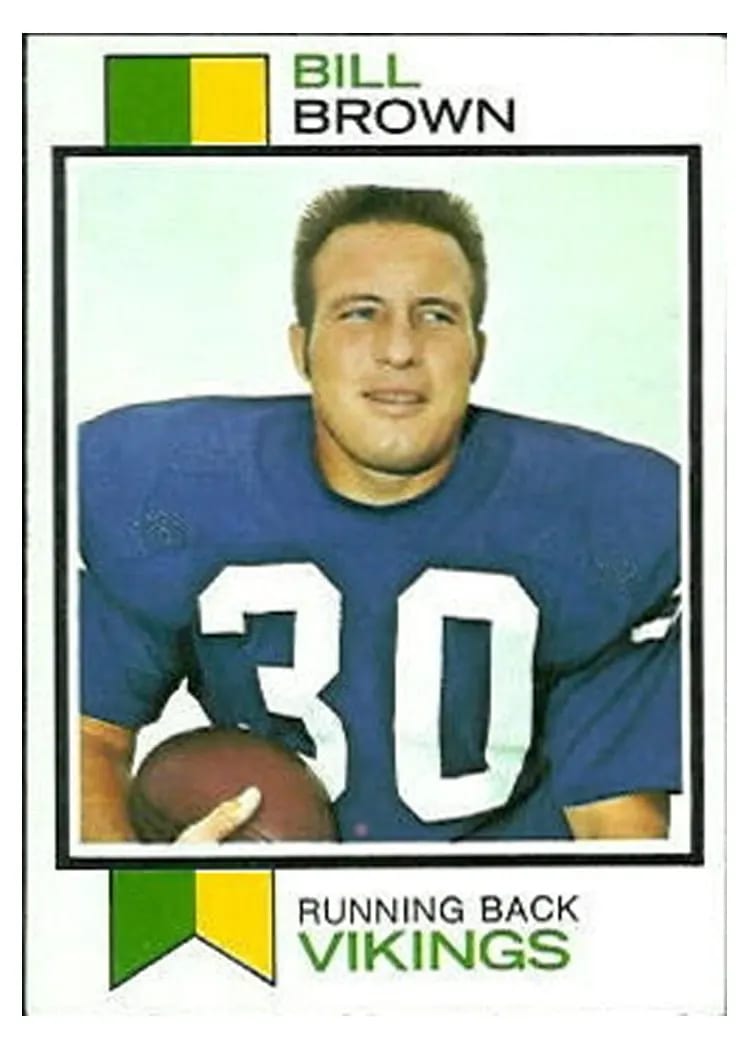 1973 Topps Bill Brown #474 card