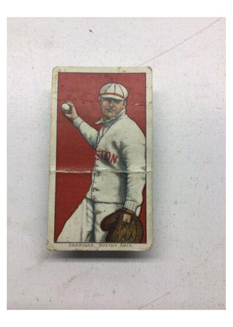 1909 T206 Polar Bear Bill Carrigan card