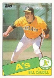 1985 Topps Base Set Bill Caudill #685 card