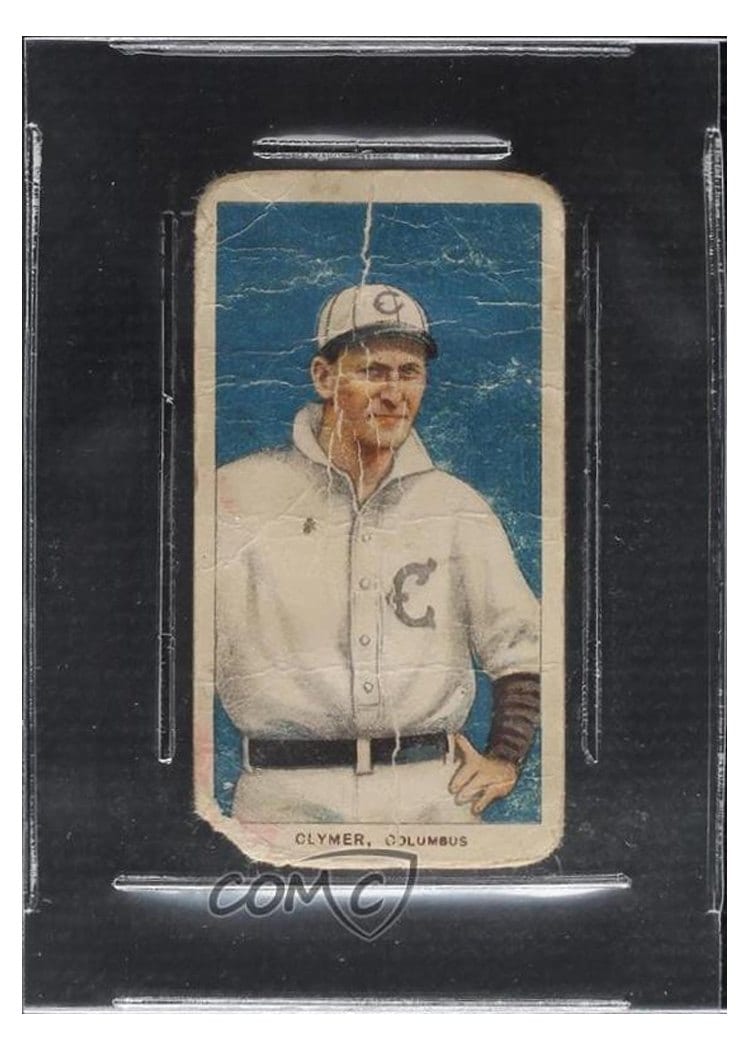 1909 T206 Sweet Caporal 350 Factory 30 Bill Clymer card