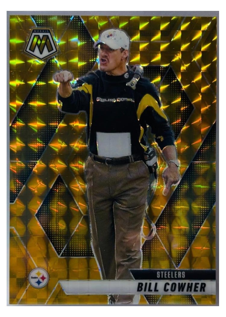 2025 Panini Mosaic Base Set Bill Cowher Gold #226