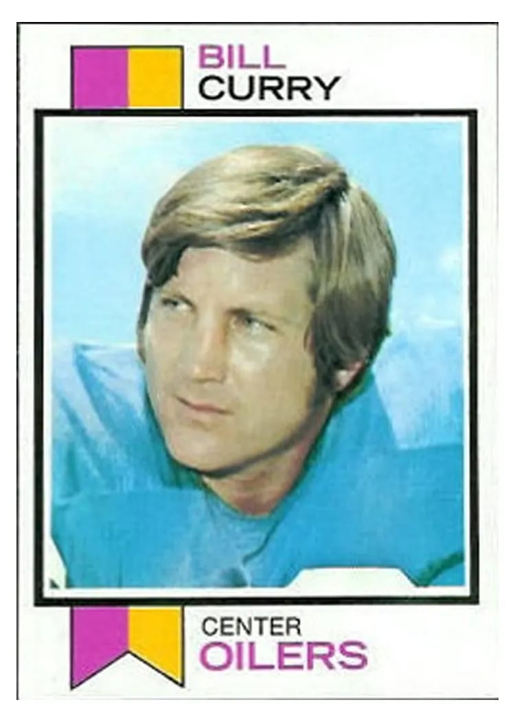 1973 Topps Bill Curry #43 card