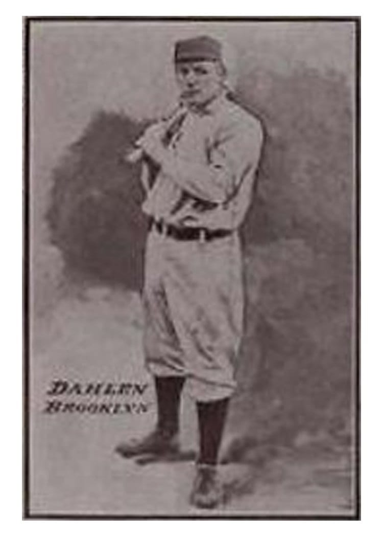 1913 National Game Bill Dahlen card