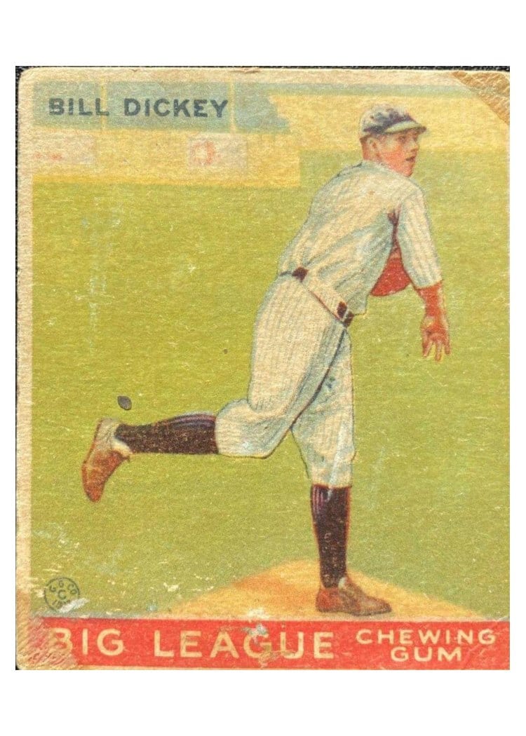 1933 Goudey Bill Dickey #19 card