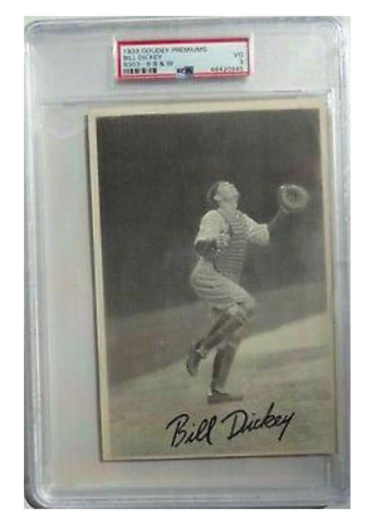 1939 Goudey Premiums R303 B Bill Dickey card