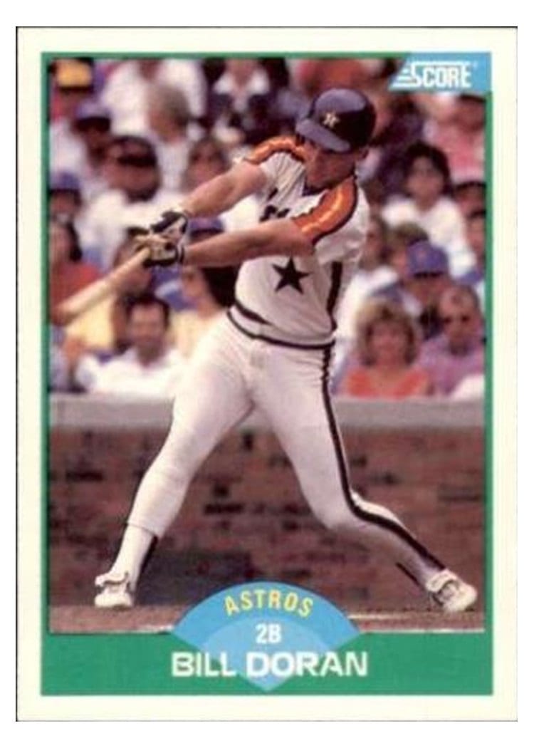 1989 Score Bill Doran #21 card
