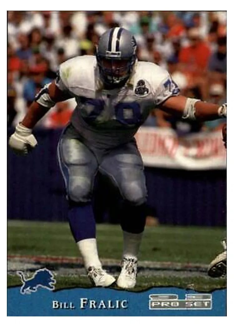 1993 Pro Set Bill Fralic #137 card