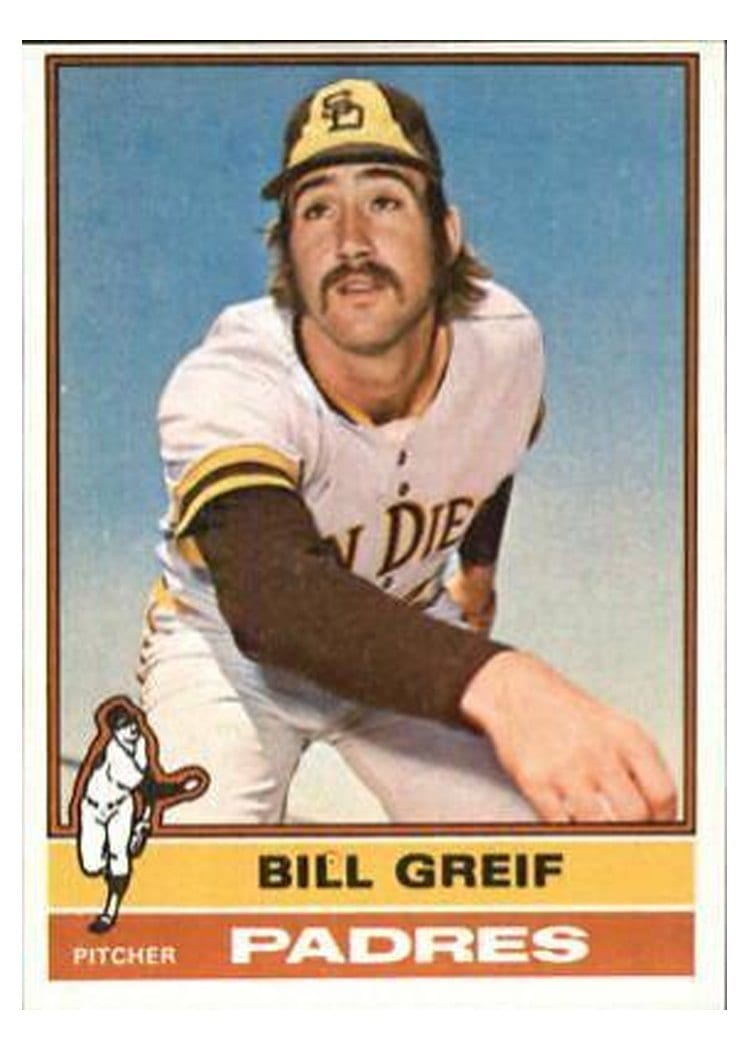 1976 Topps Bill Greif #184 card