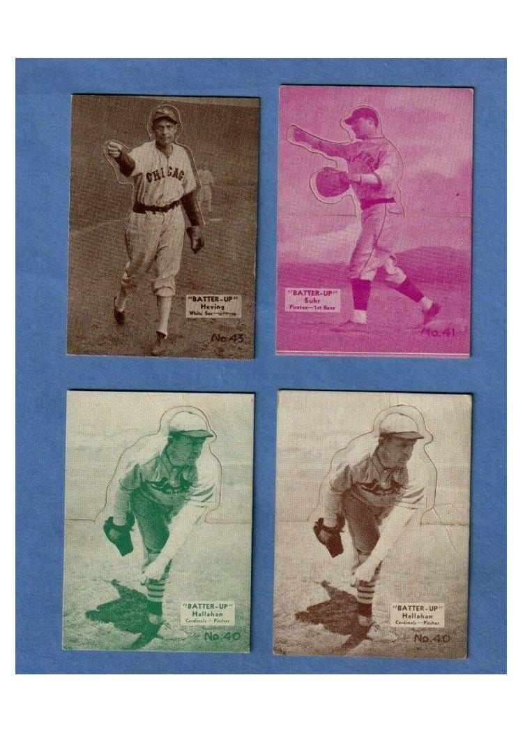 1934 Batter Up Bill Hallahan #40 card