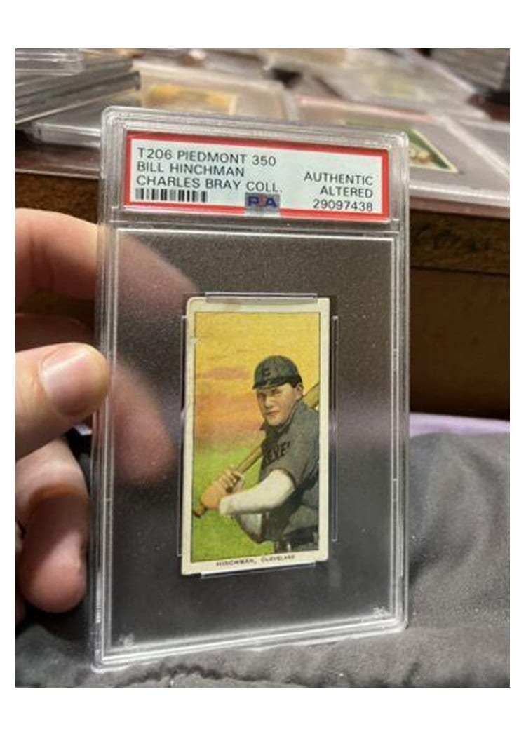 1909 T206 Piedmont 350 Bill Hinchman card