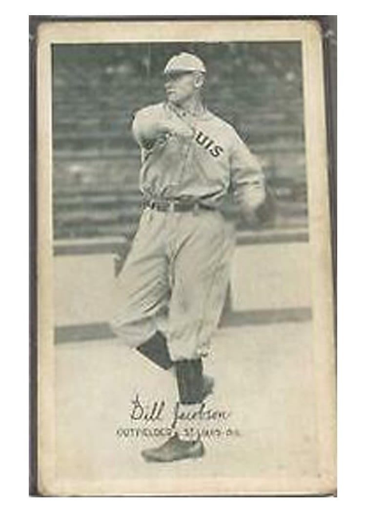 1922 Exhibits Bill Jacobson card