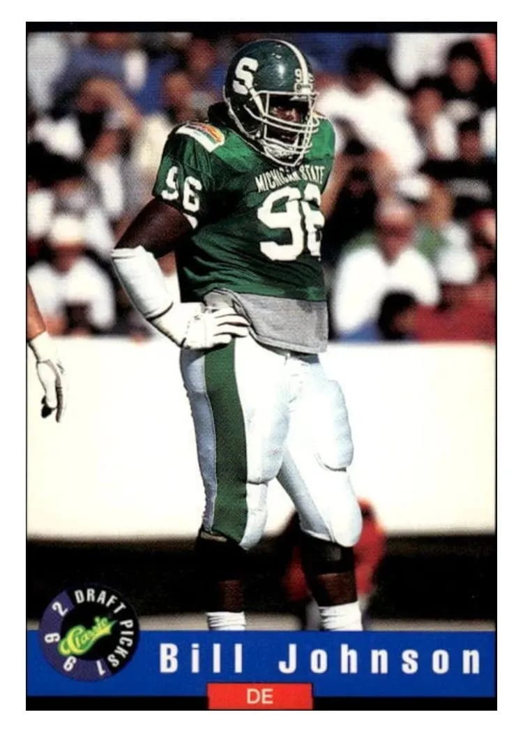 1992 Classic Draft Picks Bill Johnson #4 card