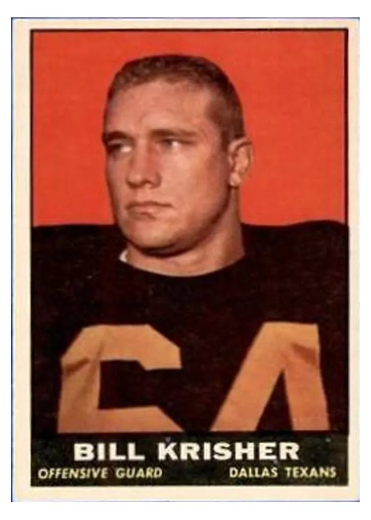 1961 Topps Bill Krisher #136 card