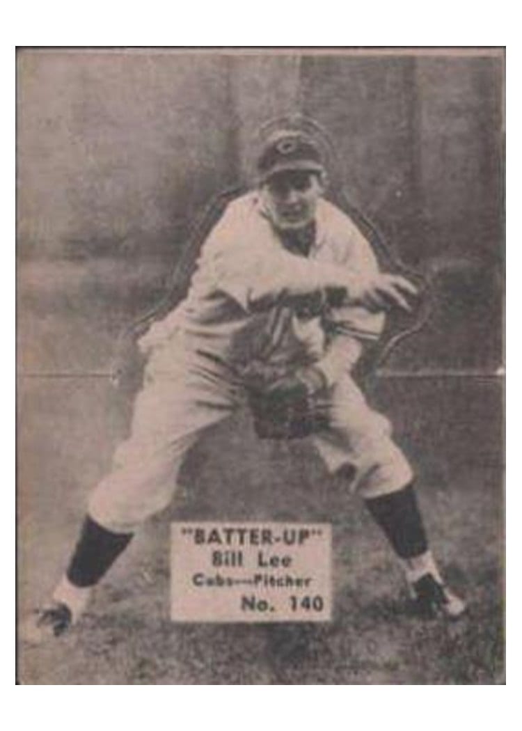 1934 Batter Up Bill Lee #140 card