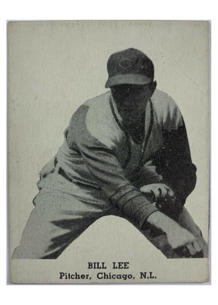 1947 Tip Top Bread Bill Lee card