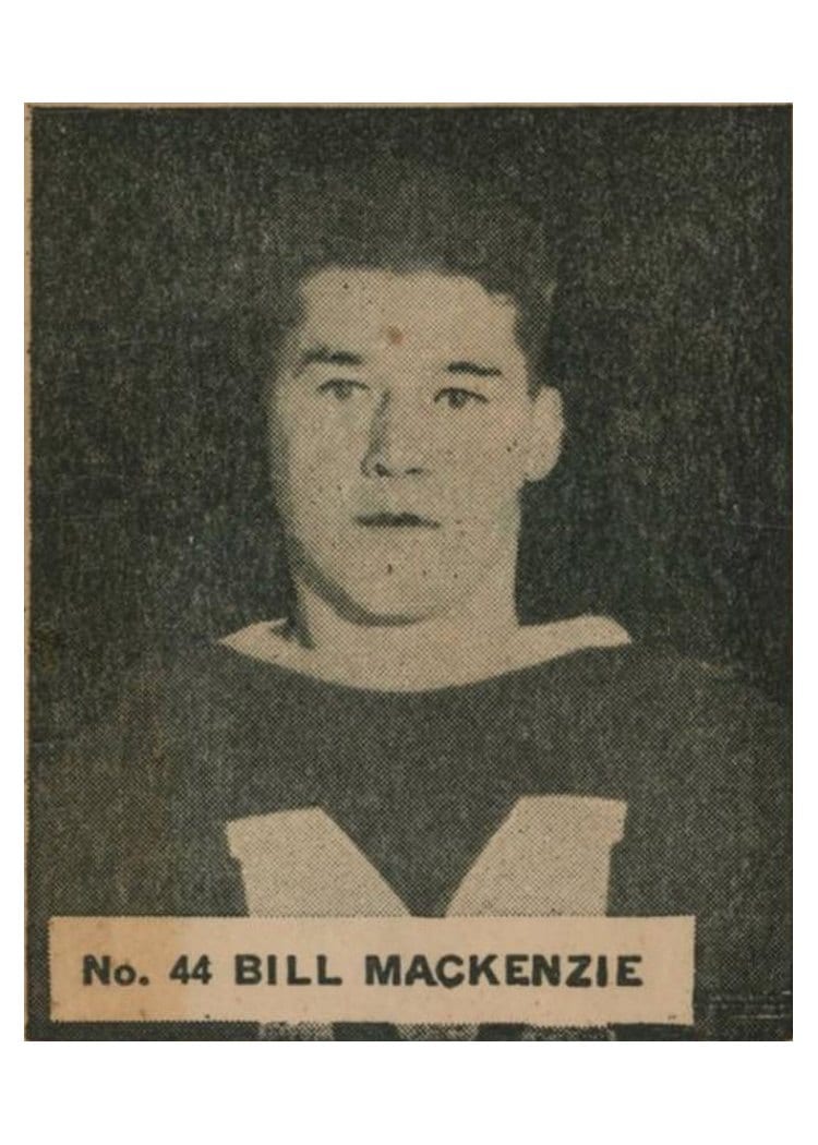 1937 V356 World Wide Gum Bill Mackenzie #44 card