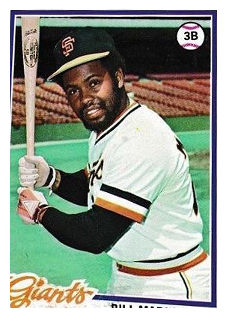 1978 Topps Bill Madlock #410 card