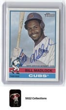 2025 Topps Heritage Real One Autographs Bill Madlock #76RO-BM card