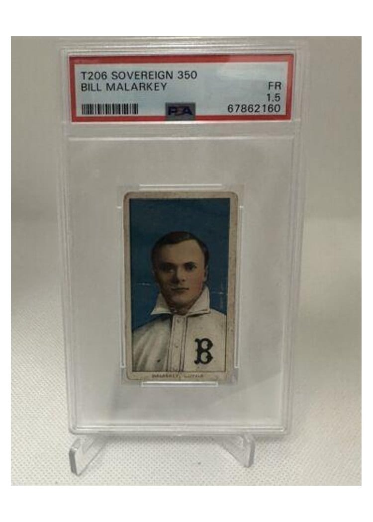1909 T206 Sovereign 350 Bill Malarkey card